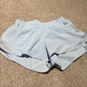 Lululemon Hotty Hot French blue shorts